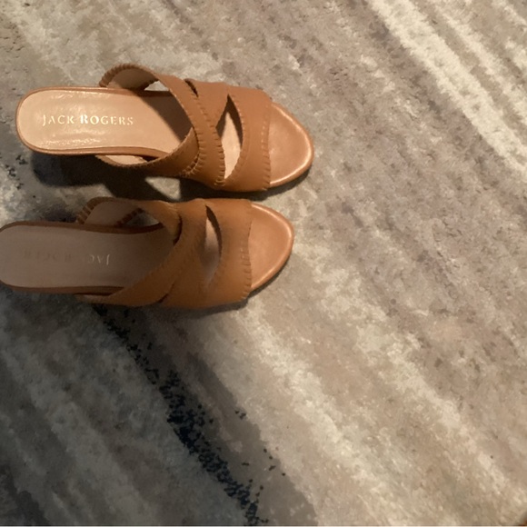Jack Rogers Brown Slide Sandals - Picture 3 of 5